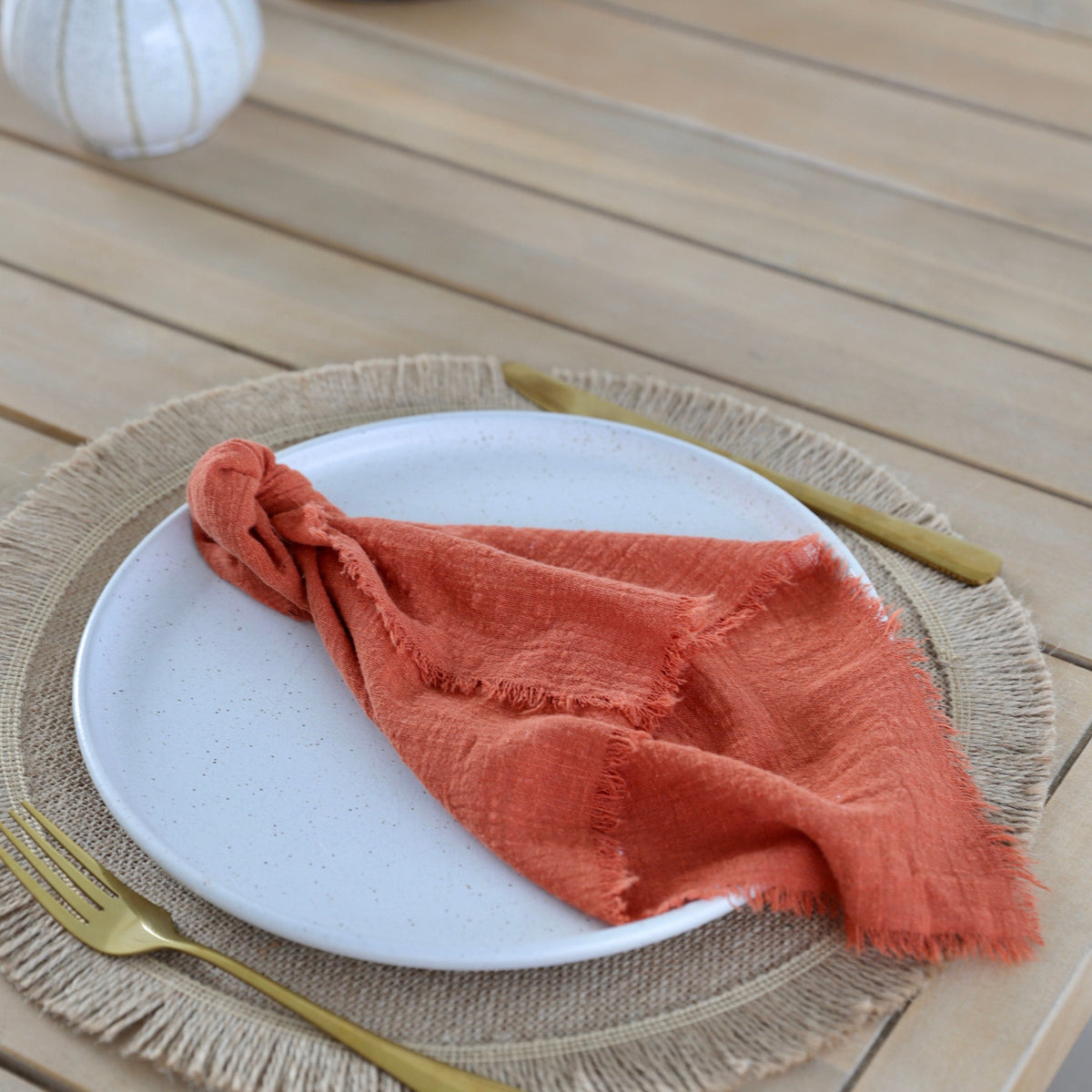 Sample Rustic Cotton Napkins