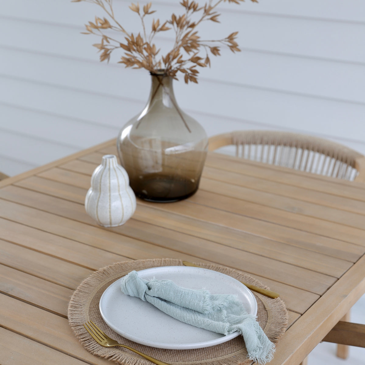 Sage Green Rustic Cotton Napkins