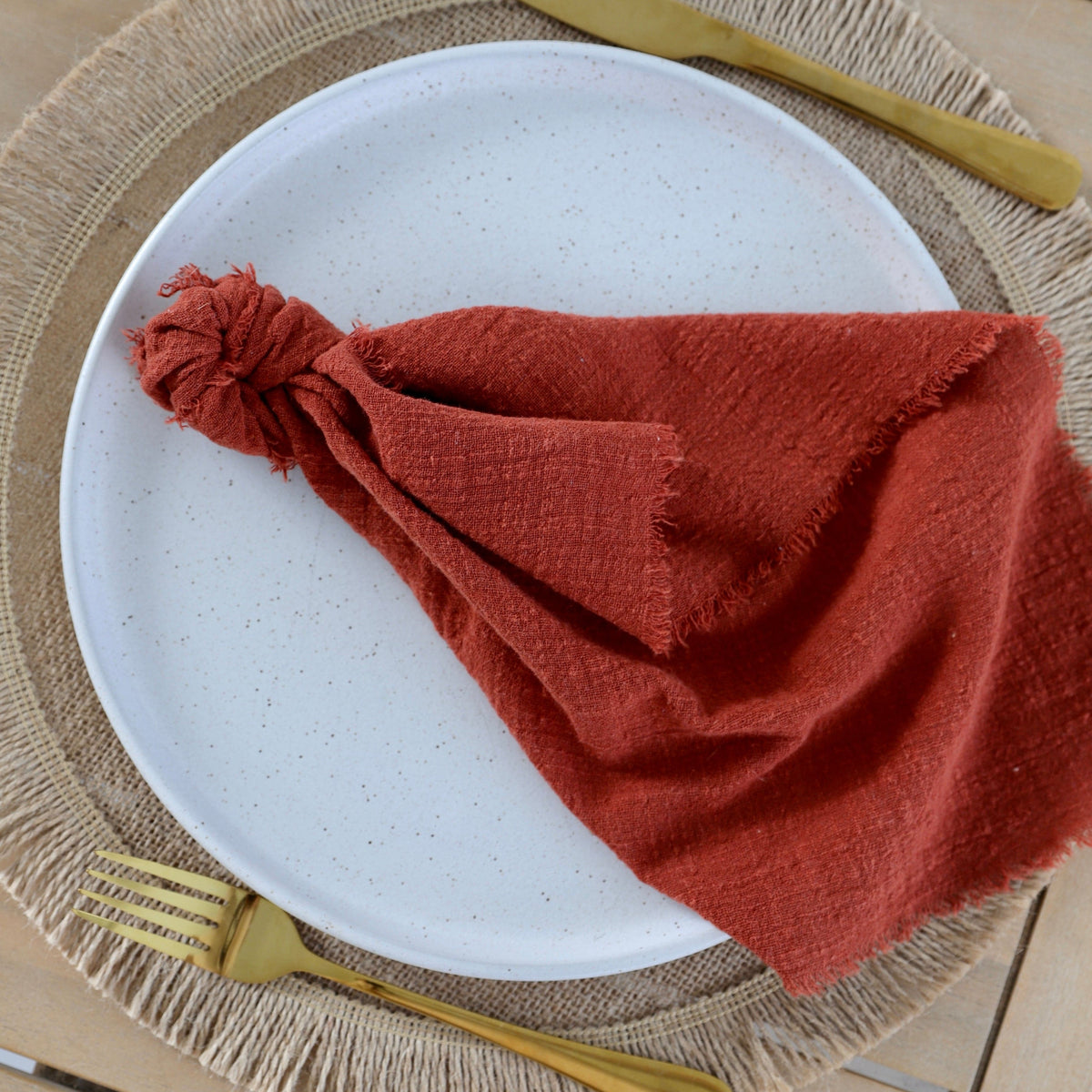 Sample Rustic Cotton Napkins