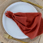 Terracotta Rustic Cotton Napkins