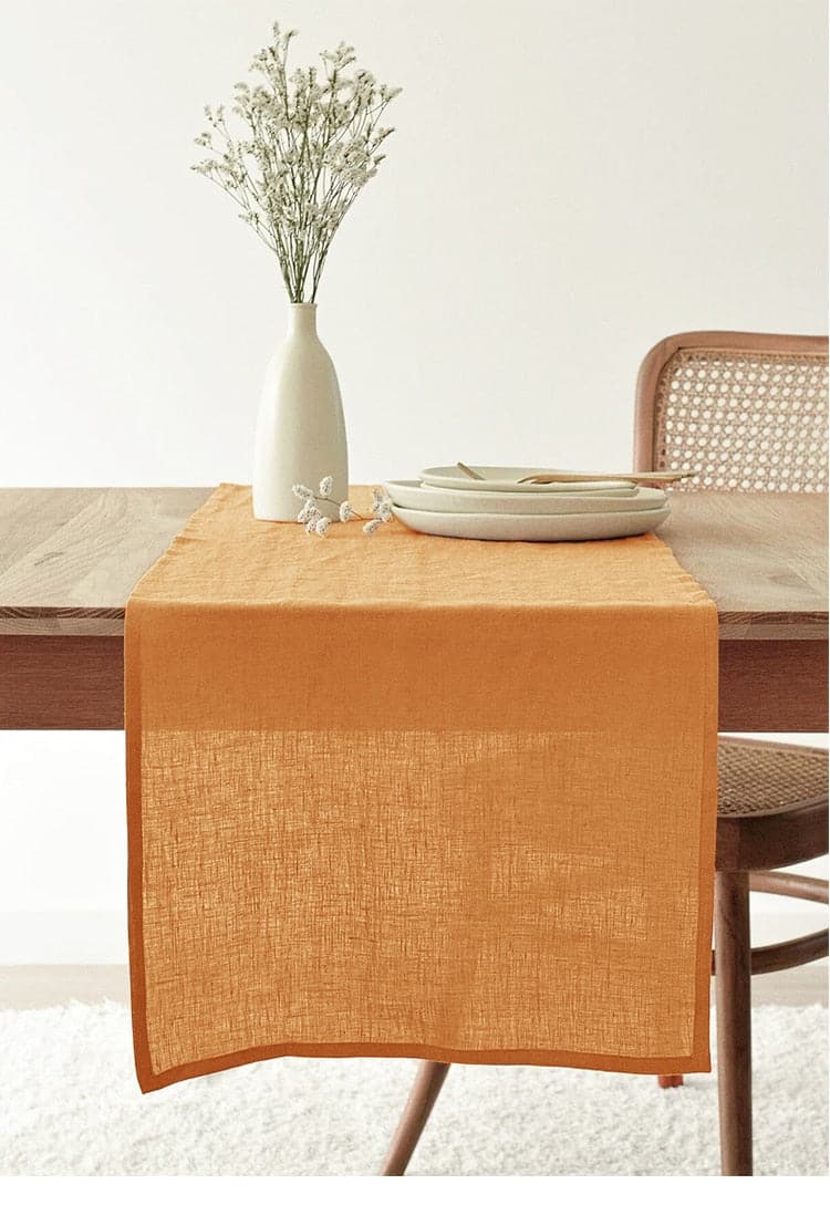 Fabric Sample 100% Pure Linen Table Runner-  (40 x 40cm Sample)