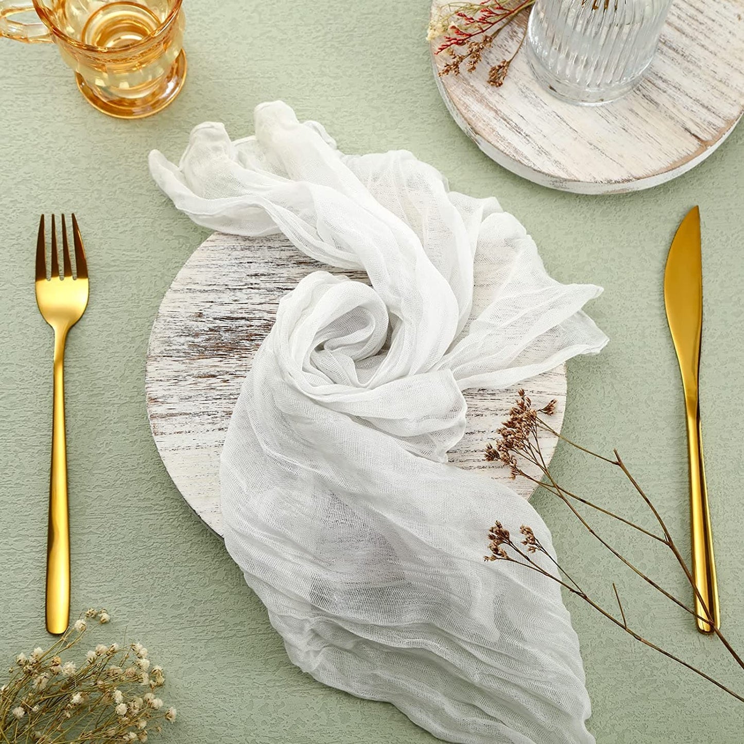 Rustic Gauze Cheesecloth Napkins