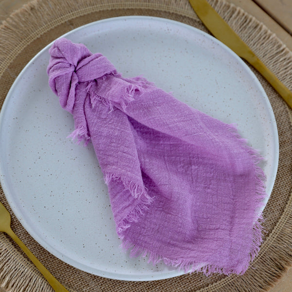 Sample Rustic Cotton Napkins